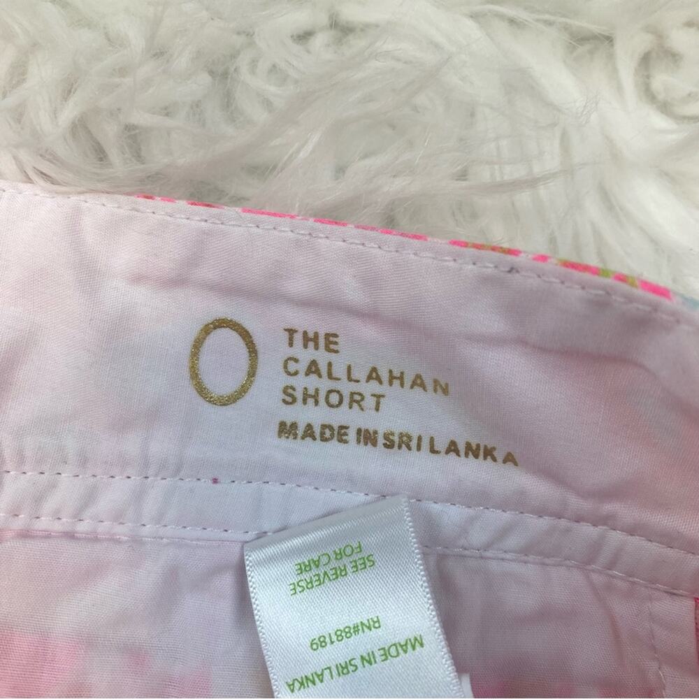 Lilly Pulitzer Callahan Jacquard Shorts Size 0 More Kinks In‎ The Keys Pink Pout - Picture 9 of 10